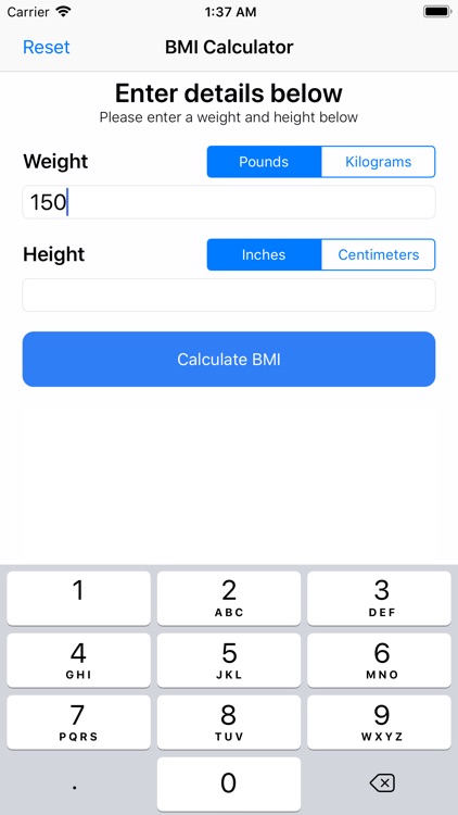 BMI Calculator++ screenshot-6