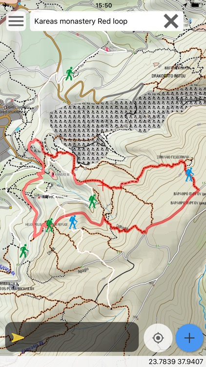 Hymettus topoguide screenshot-7