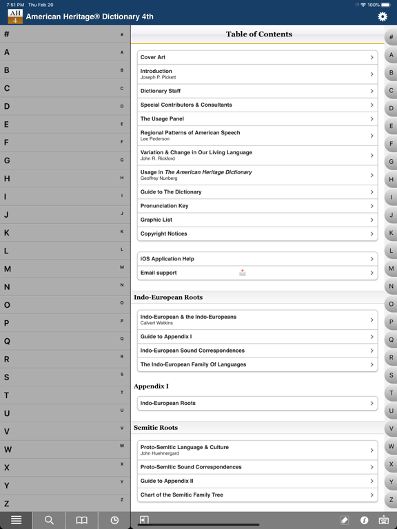 American Heritage® Dictionary iPad screenshot 5 - Reference app