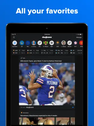 Capture 1 theScore: Sports News & Scores iphone