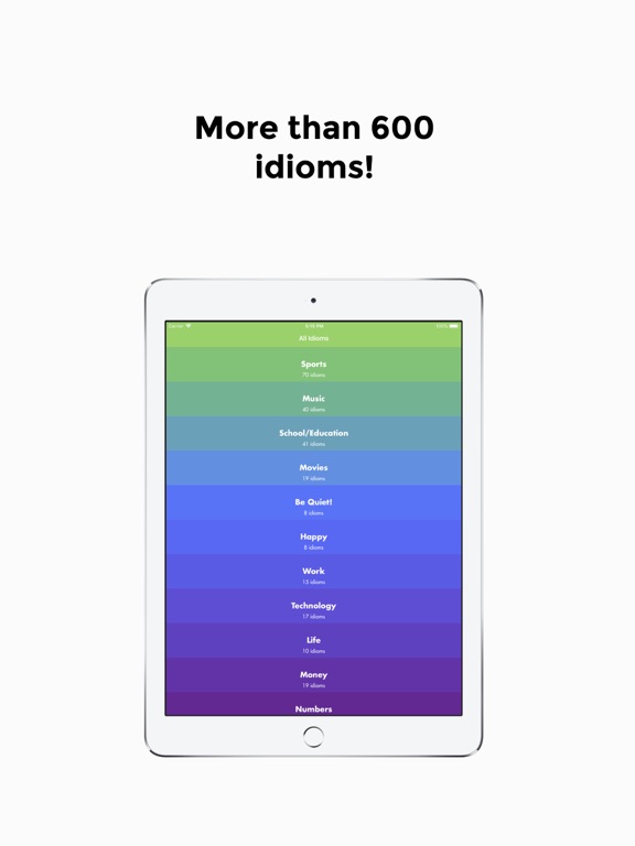 Screenshot #6 pour English Idioms App