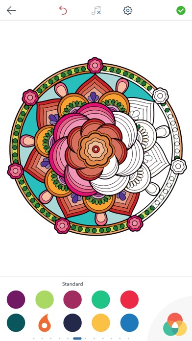 Cool Mandala Coloring Pages Screenshot