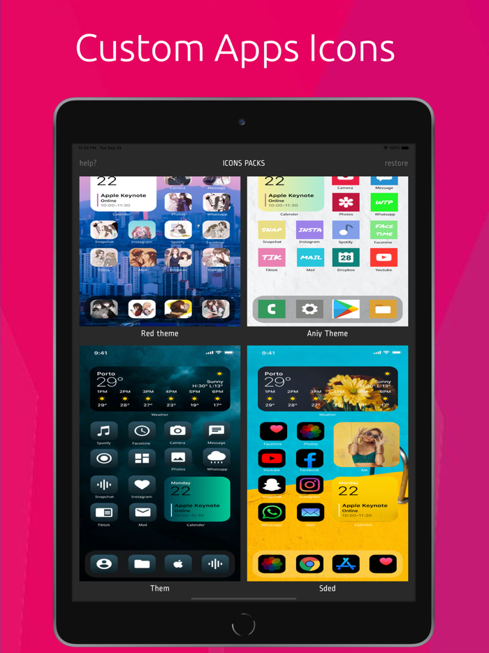 App Icons Themes For iPhone