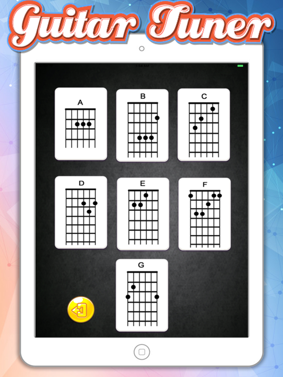 Coach Guitar Tuner Chords Pro iPad screenshot 3 - Music app