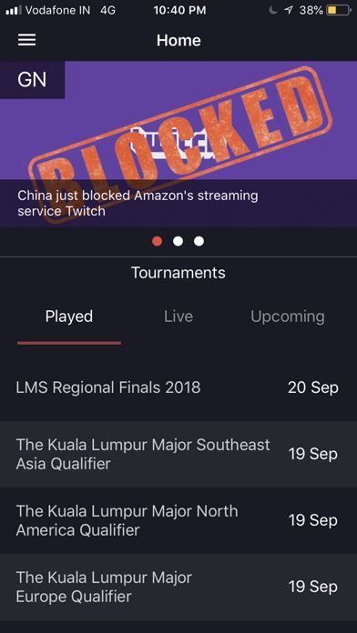 Live ScoreZ Screenshot