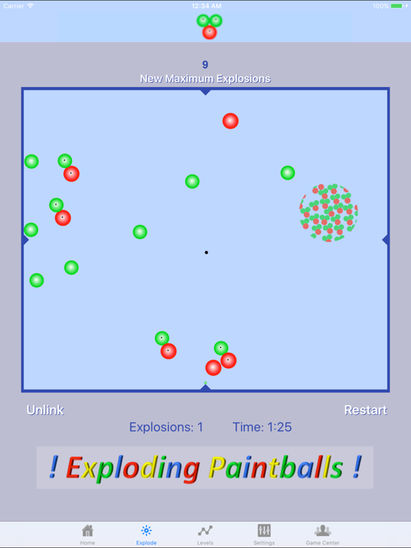 ! Exploding Paintballs ! iPad screenshot