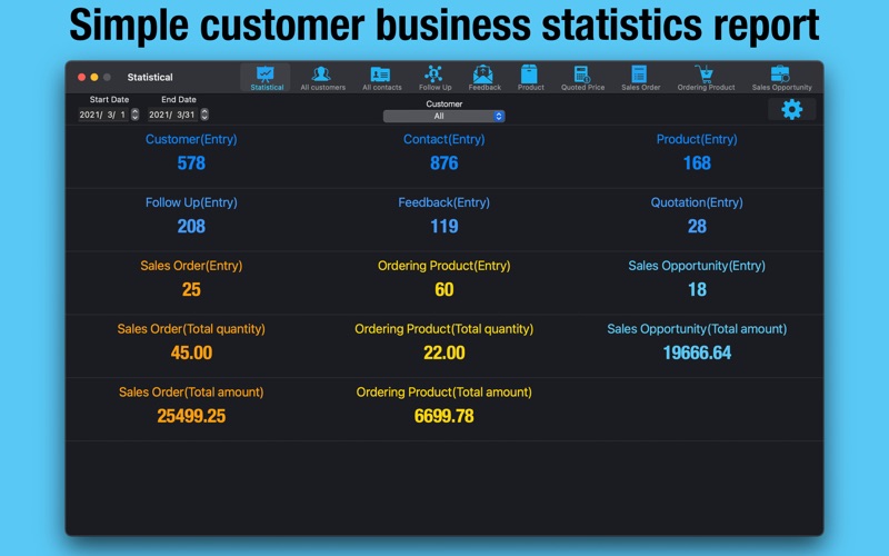 Screenshot #1 pour Gestion commerciale des client