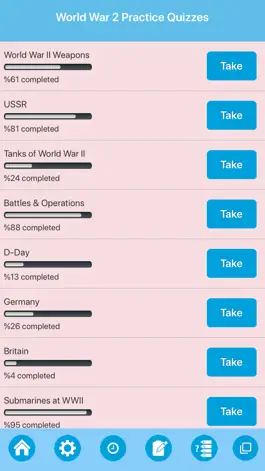 Game screenshot World War II History Quiz apk