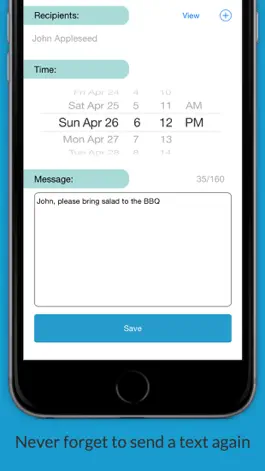 Game screenshot SMSClerk: Send your text later mod apk