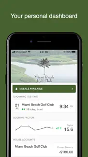 miami beach golf course iphone screenshot 2