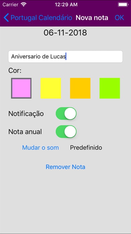 Calendário 2019 Portugal
