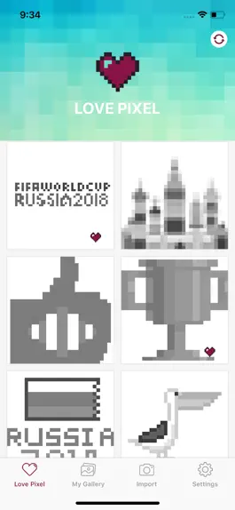 Game screenshot Love Pixel - Pixel Art Drawing mod apk