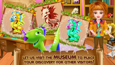 Archaeologist Dinosaur Digging iPhone screenshot