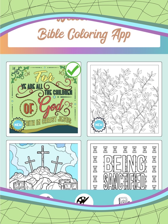 Screenshot #6 pour Bible Coloring Color By Number