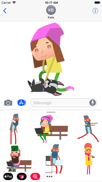 Millennials & Hipster animated