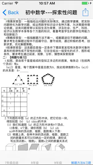 数理化公式定理大全初中数学7~9年级笔记|知识点|习题大全 screenshot 4