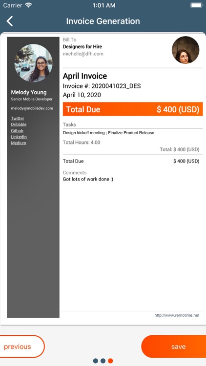 Remotime: Freelancer Invoicing screenshot-5