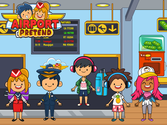 My Pretend Airport Town iPad screenshot 4 - Education app