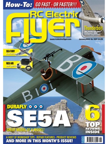 RC Electric Flyer - The Leading Radio Control Electric Aircraft Magazine iPad screenshot