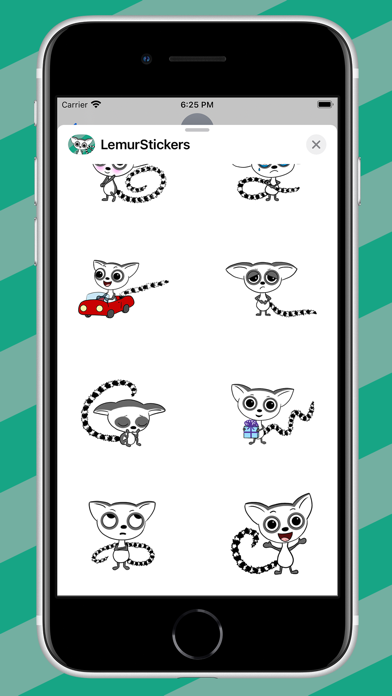 Cute Lemur Stickers Screenshot