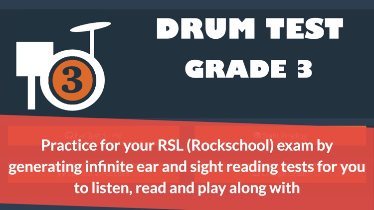 Drum Exam Grade Debut, 1, 2, 3