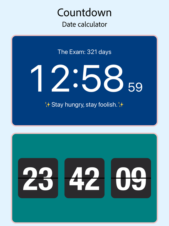 Screenshot #6 pour AClock - Digital Flip Clock
