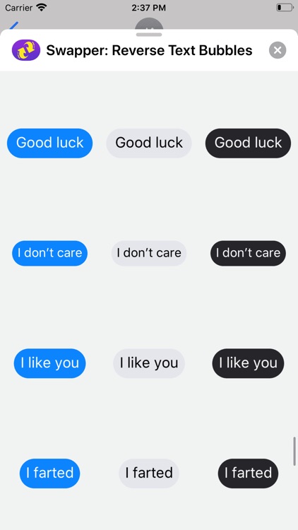 Swapper: Reverse Text Bubbles screenshot-8