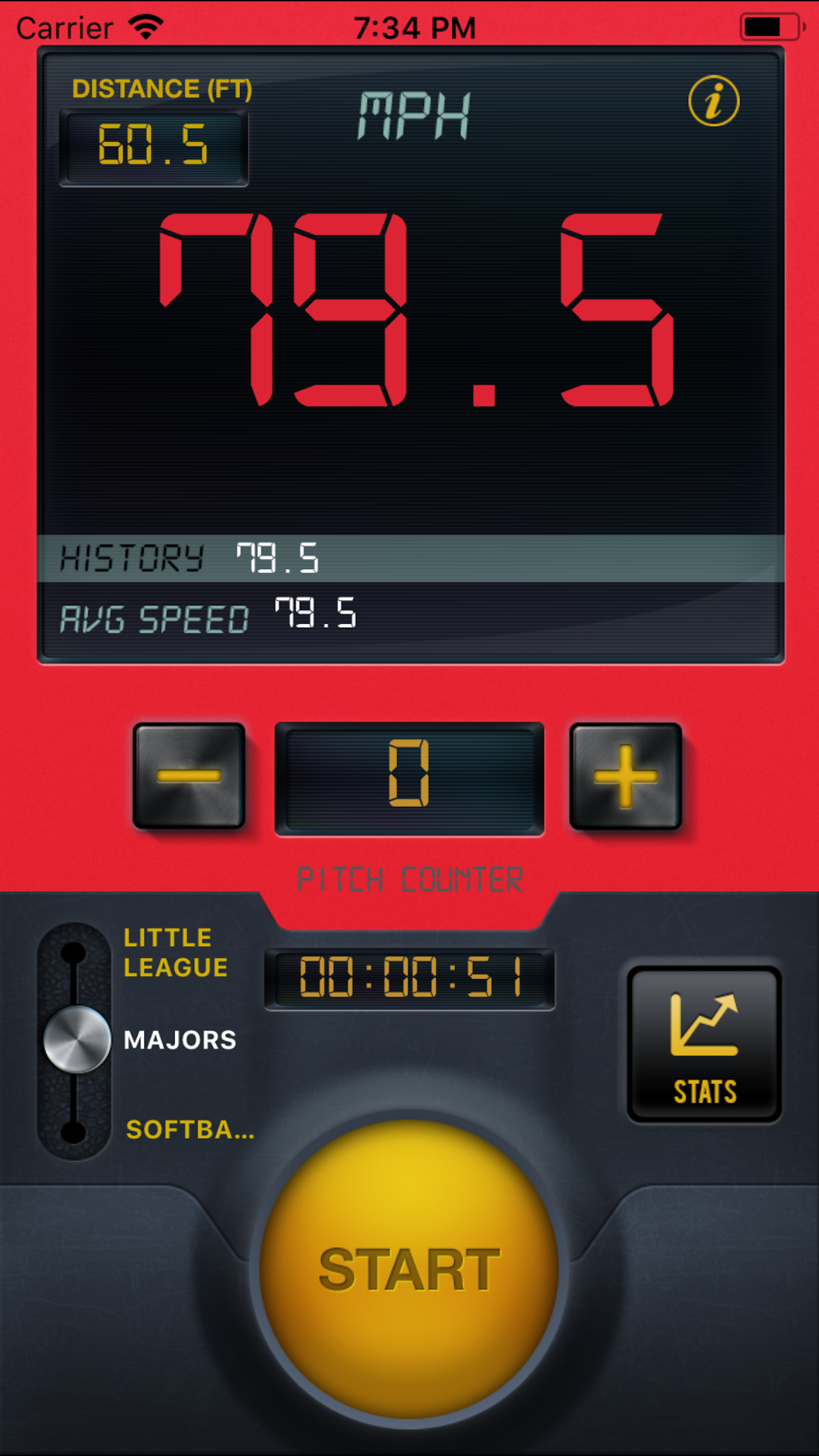 Baseball Speed Radar Gun Pro