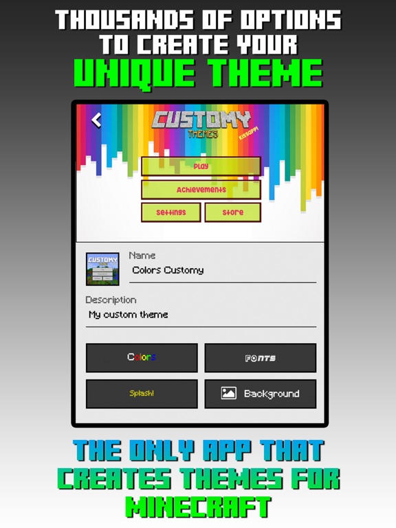 Screenshot #5 pour Customy Themes for Minecraft