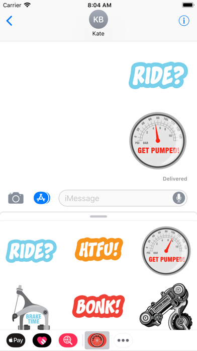 Let's Ride! Cyclist Stickers screenshot 3