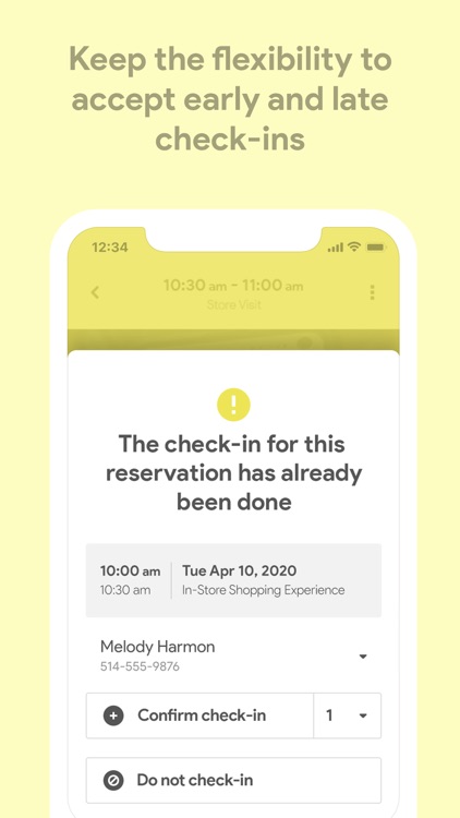 Booxi — Check-in screenshot-4