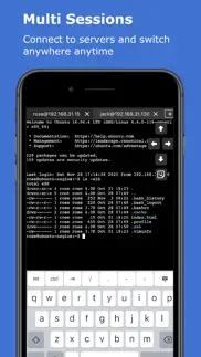 xterminal - ssh terminal shell iphone screenshot 1