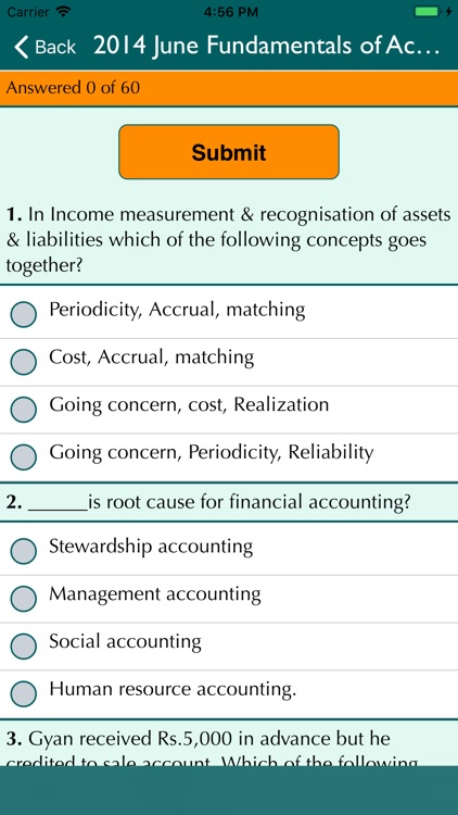 CA CPT Previous Papers