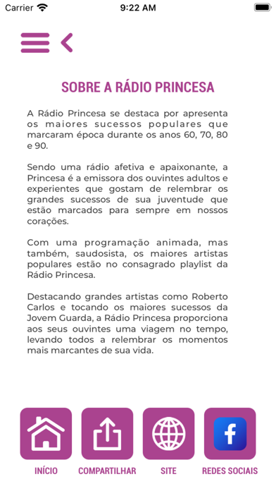 Rádio Princesa Screenshot