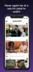 Popwatch: Find shows & movies screenshot #1 for iPhone