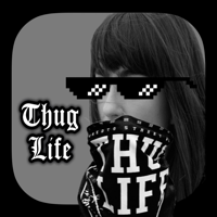 Thug Life autocollant photo