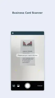 business card scanner-sam pro iphone screenshot 1