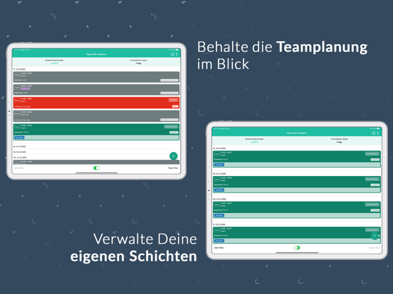 Screenshot #5 pour Plan: Dienstplan