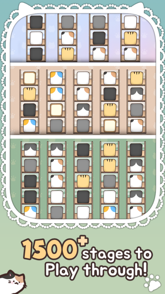 #1. Sort the Cats - Brain puzzle (iOS) Podle: nowApp Inc.