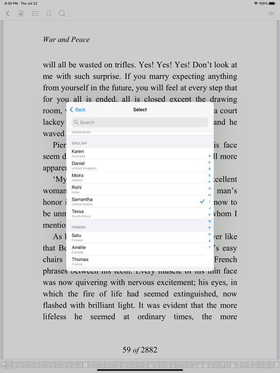 Screenshot #5 pour PDF Docs Voice Aloud Reader HD