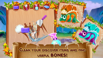 Archaeologist Dinosaur Digging iPhone screenshot