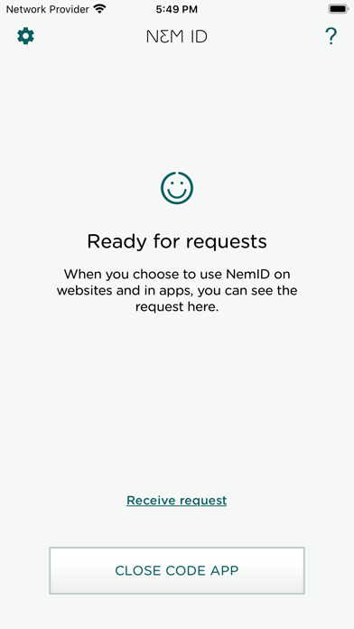 NemID codeapp screenshot 4