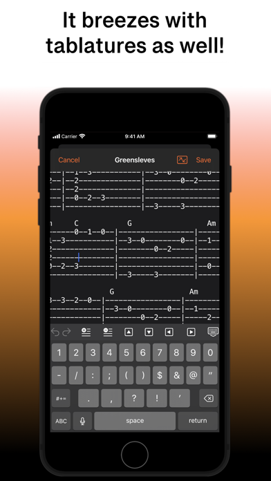 SongFolio: Chords,Tabs,Setlist Screenshot