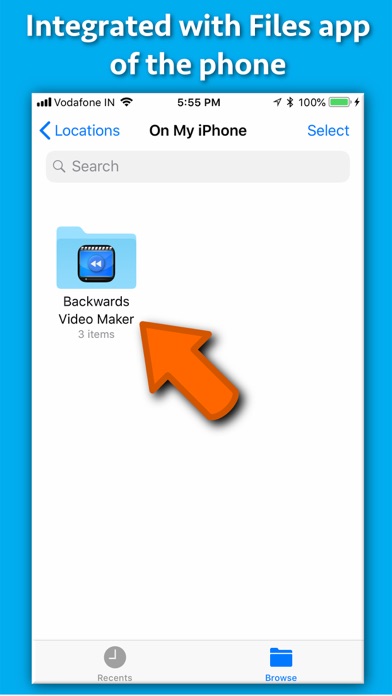 Screenshot #10 for Backwards Video Maker
