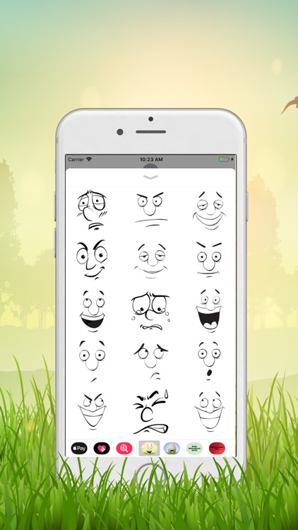 Funny Face Emotion Stickers