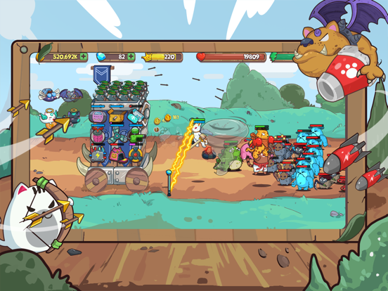 Screenshot #5 pour Cat'n'Robot: Idle Defense