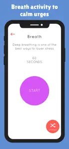 Calm Urge: Self Harm Tracker screenshot #2 for iPhone