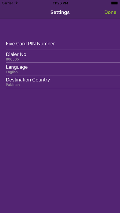 App screenshot