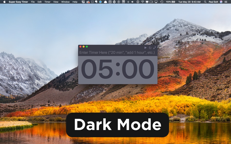 #4. Super Easy Timer (macOS) 由: Paul Solt