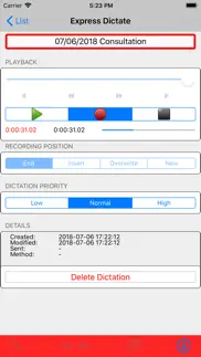 express dictate professional iphone screenshot 4